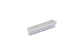 Emtek 86374 Carbon Fiber Silver Bin Pull 3" - Stellar Hardware and Bath 