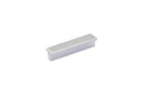 Emtek 86374 Carbon Fiber Silver Bin Pull 3" - Stellar Hardware and Bath 