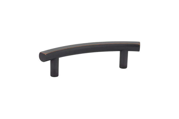 Emtek 86416 T-Curve Cabinet Bar Pulls 3 1/2'' - Stellar Hardware and Bath 
