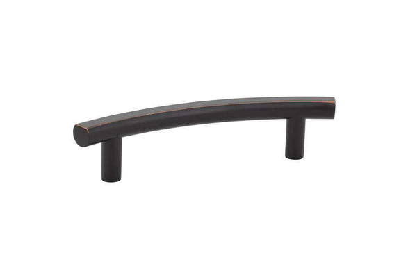 Emtek 86417 T-Curve Cabinet Bar Pulls 4'' - Stellar Hardware and Bath 