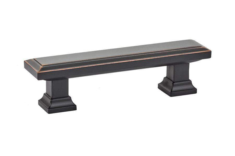 Emtek 86299 Geometric Rectangular Cabinet Pulls 3'' - Stellar Hardware and Bath 
