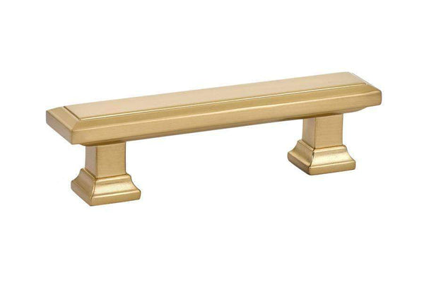 Emtek 86299 Geometric Rectangular Cabinet Pulls 3'' - Stellar Hardware and Bath 