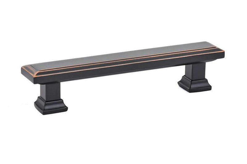 Emtek 86301 Geometric Rectangular Cabinet Pulls 4'' - Stellar Hardware and Bath 