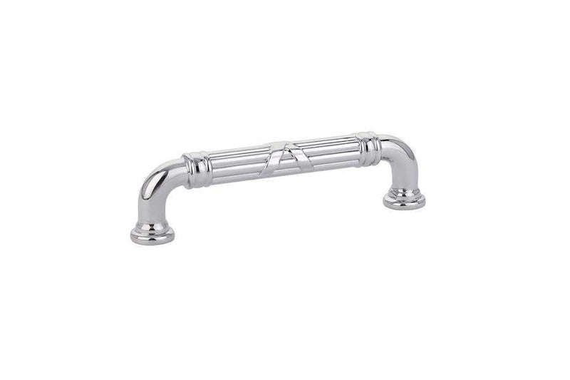Emtek 86285 Ribbon & Reed Fixed Estate Cabinet Pulls 4'' - Stellar Hardware and Bath 