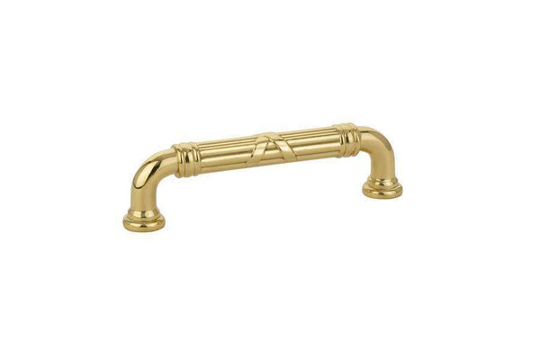 Emtek 86285 Ribbon & Reed Fixed Estate Cabinet Pulls 4'' - Stellar Hardware and Bath 