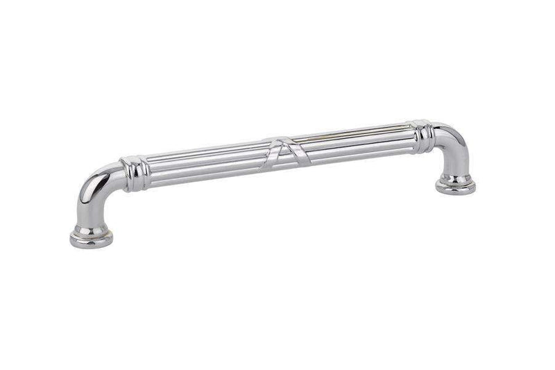 Emtek 86286 Ribbon & Reed Fixed Estate Cabinet Pulls 6'' - Stellar Hardware and Bath 