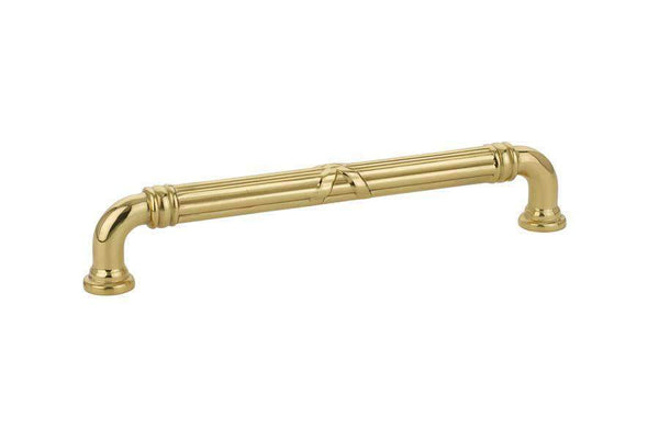 Emtek 86286 Ribbon & Reed Fixed Estate Cabinet Pulls 6'' - Stellar Hardware and Bath 