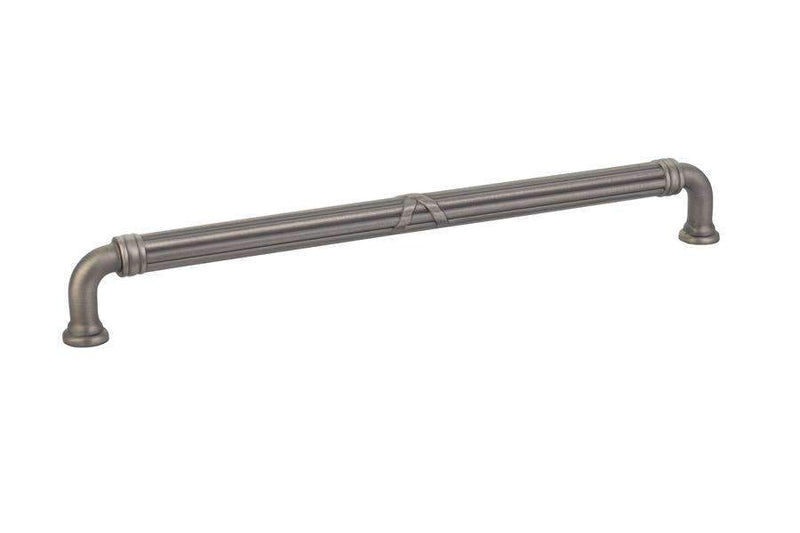 Emtek 86287 Ribbon & Reed Fixed Estate Cabinet Pulls 8'' - Stellar Hardware and Bath 