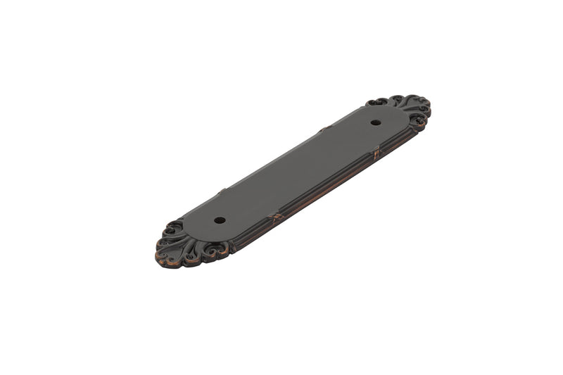 Emtek 86294 Ribbon & Reed Back Plate for Pull 4" - Stellar Hardware and Bath 