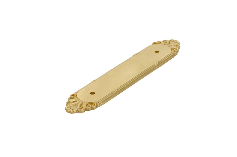 Emtek 86294 Ribbon & Reed Back Plate for Pull 4" - Stellar Hardware and Bath 