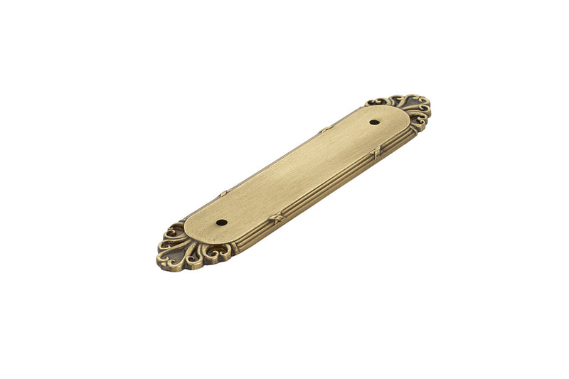 Emtek 86294 Ribbon & Reed Back Plate for Pull 4" - Stellar Hardware and Bath 