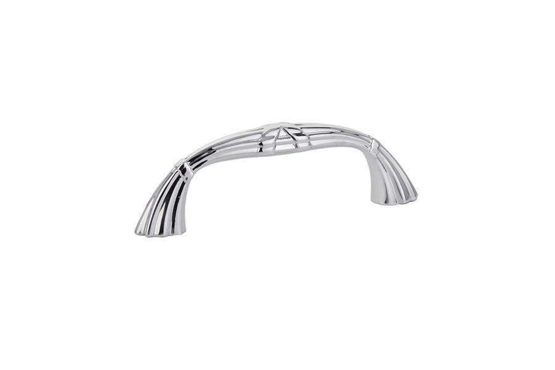 Emtek 86289 Ribbon & Reed Fixed Regal Cabinet Pulls 3 1/2'' - Stellar Hardware and Bath 