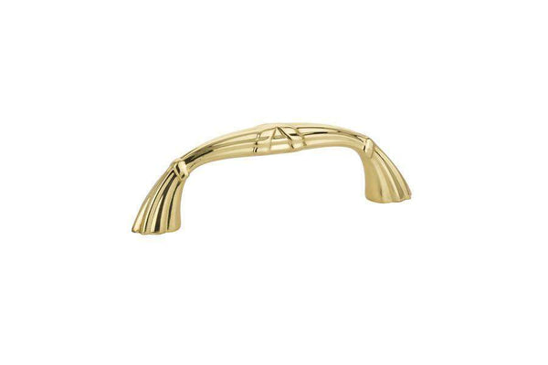 Emtek 86289 Ribbon & Reed Fixed Regal Cabinet Pulls 3 1/2'' - Stellar Hardware and Bath 