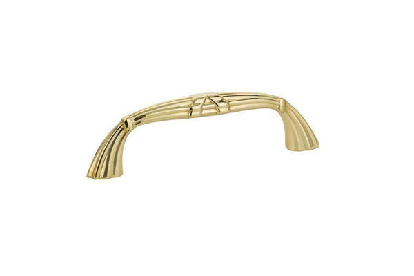 Emtek 86290 Ribbon & Reed Fixed Regal Cabinet Pulls 4'' - Stellar Hardware and Bath 
