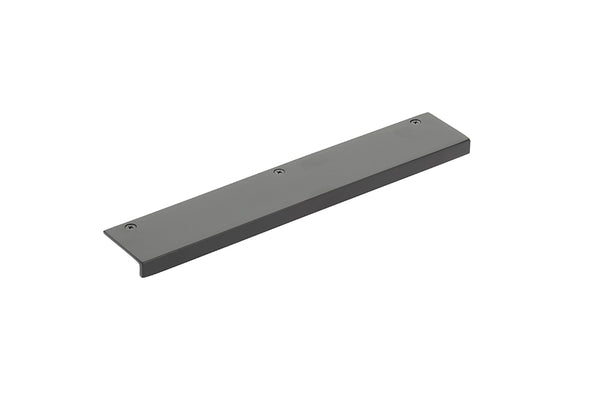 Emtek 86665 Sandcast Bronze Rustic Modern Edge Pull 4-1/2" - Stellar Hardware and Bath 