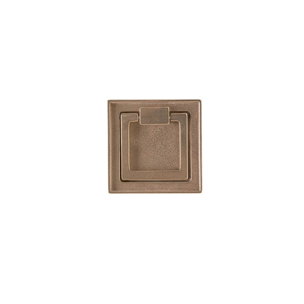 SQUARE RING CABINET PULL RP404 - 4" x 4" - Stellar Hardware and Bath 