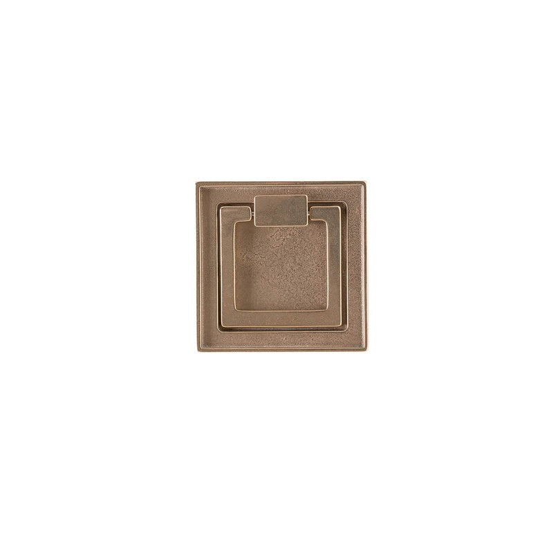 SQUARE RING CABINET PULL RP404 - 4" x 4" - Stellar Hardware and Bath 