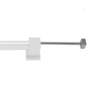 Horizontal CUBIX® Grab Bar Toilet Paper or Wash Cloth Holder - Stellar Hardware and Bath 