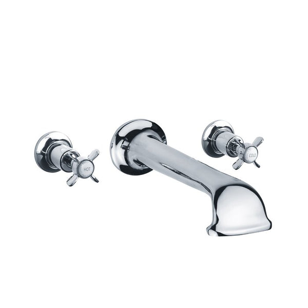 Lefroy Brooks C1-1400 Classic Cross Handle Wall Mounted Tub Faucet - Stellar Hardware and Bath 