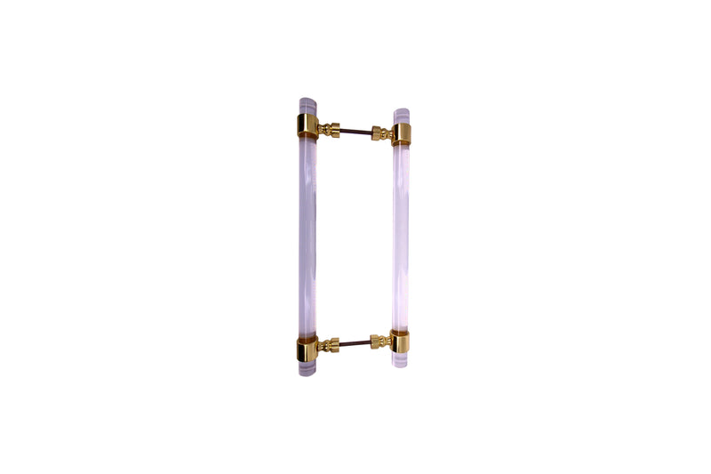 Lucite Door Pull 1'' With Plain Ring - Stellar Hardware and Bath 