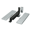 Deltana DASH95 Spring Hinge, Double Action w/ Solid Brass Cover Plates - Stellar Hardware and Bath 