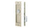 Emtek 2123 Keyed Pocket Door Mortise -
Rustic Modern Rectangular - Stellar Hardware and Bath 