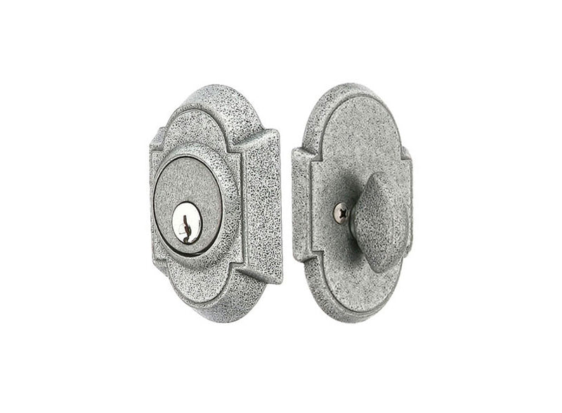 Emtek 8461  Style Wrought Steel Single Cylinder Deadbolt - Stellar Hardware and Bath 