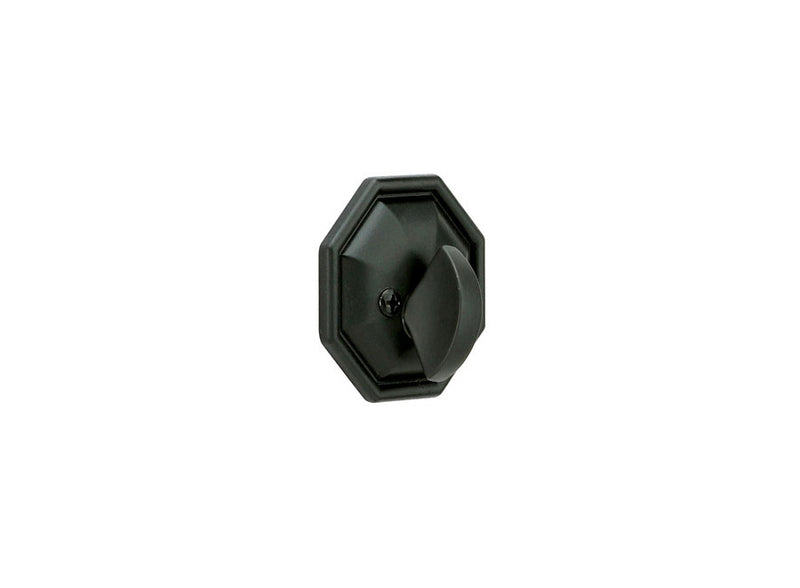 Emtek 8560 Octagon Style Tuscany Bronze One-Sided Deadbolt - Stellar Hardware and Bath 