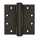 Deltana DSB45RM 5.1mm Square Hinge - 4 1/2"x 4 1/2" - Stellar Hardware and Bath 