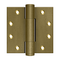 Deltana DSB45RM 5.1mm Square Hinge - 4 1/2"x 4 1/2" - Stellar Hardware and Bath 