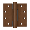 Deltana DSB45RM 5.1mm Square Hinge - 4 1/2"x 4 1/2" - Stellar Hardware and Bath 