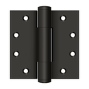 Deltana DSB45RM 5.1mm Square Hinge - 4 1/2"x 4 1/2" - Stellar Hardware and Bath 