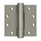 Deltana DSB45RM 5.1mm Square Hinge - 4 1/2"x 4 1/2" - Stellar Hardware and Bath 