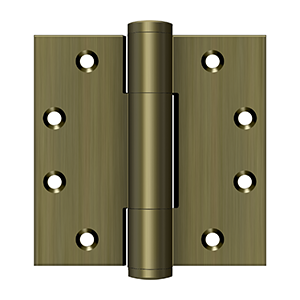 Deltana DSB45RM 5.1mm Square Hinge - 4 1/2"x 4 1/2" - Stellar Hardware and Bath 