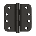 Deltana DSB4R5 Radius Corner Hinge - 4'' x 4'' x 5/8'' - Stellar Hardware and Bath 