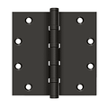 Deltana DSB55B Square Corner Ball Bearing Hinge - 5'' x 5'' - Stellar Hardware and Bath 