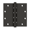 Deltana DSB55B Square Corner Ball Bearing Hinge - 5'' x 5'' - Stellar Hardware and Bath 