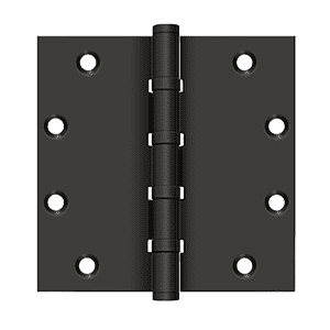 Deltana DSB55B Square Corner Ball Bearing Hinge - 5'' x 5'' - Stellar Hardware and Bath 