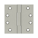 Deltana DSBS4 Square Knuckle Hinges, Solid Brass - 4"x4" - Stellar Hardware and Bath 