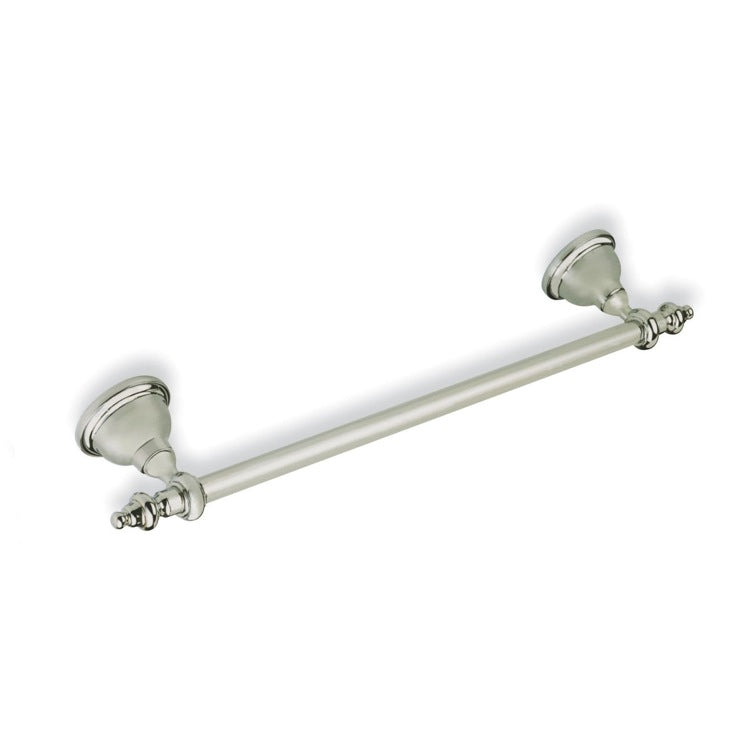 Elite Satin Nickel 20 Inch Classic Style Towel Bar - Stellar Hardware and Bath 