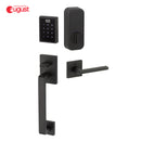 Emtek EMP1103 EMPowered Electronic Keypad Handleset From the Brass Modern Collection Connected By August - Stellar Hardware and Bath 