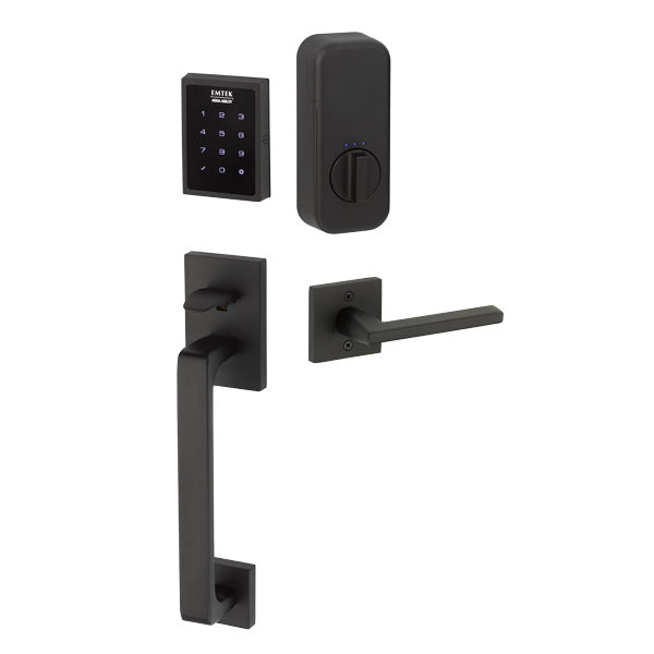 Emtek EMP0103 EMPowered Electronic Keypad Handleset From the Brass Modern Collection - Stellar Hardware and Bath 
