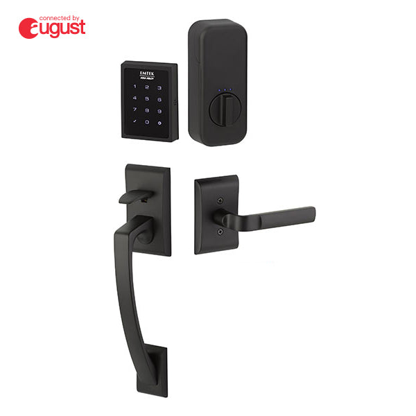 Emtek EMP1104 EMPowered Electronic Keypad Deadbolt From the Brass Modern Collection - Stellar Hardware and Bath 