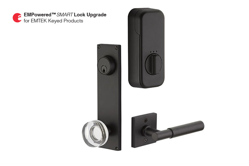Emtek 8214  Modern Keyed Style  C-to-C 5-1/2" - Stellar Hardware and Bath 