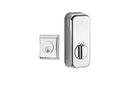 Emtek EMP8469  Square Brass Modern Single Cylinder Keyed Entry Deadbolt - Stellar Hardware and Bath 