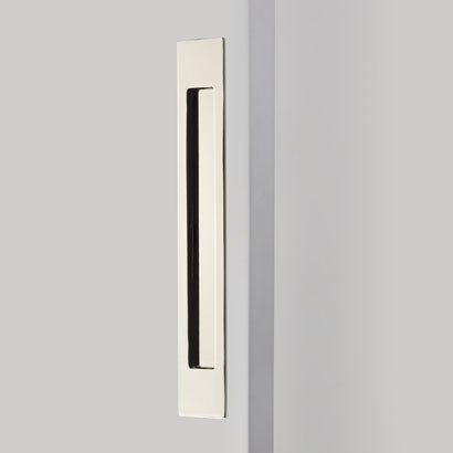 Emtek 220314 Flush Pull - Modern
Rectangular Brass 14" - Stellar Hardware and Bath 