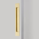 Emtek 220314 Flush Pull - Modern
Rectangular Brass 14" - Stellar Hardware and Bath 