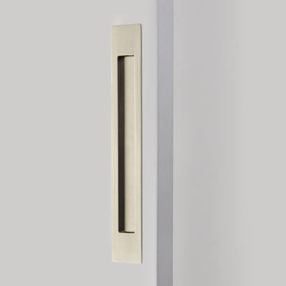 Emtek 220314 Flush Pull - Modern
Rectangular Brass 14" - Stellar Hardware and Bath 