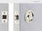 Emtek 2144 Passage Function Pocket Door Tubular Lock -
Round - Stellar Hardware and Bath 