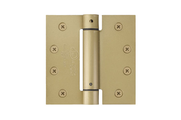 Emtek 95014 Square Corner UL Listed Spring Steel Hinges 4'' x 4'' - Stellar Hardware and Bath 